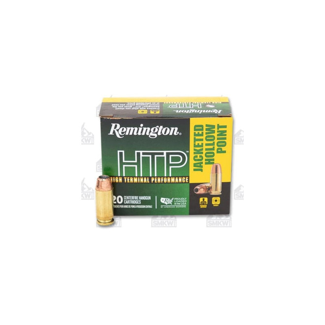Remington Ammunition 22306 HTP 40S&W 155gr Jacketed Hollow Point 20 Per Box/25 Case