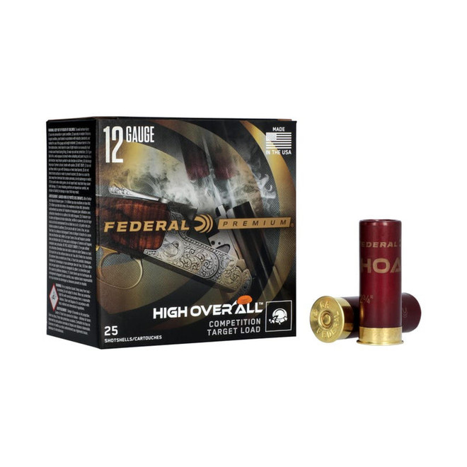 Federal HOA12L18 Premium High Over All 12Gauge 2.75" 1oz 8Shot 25 Per Box/10 Case