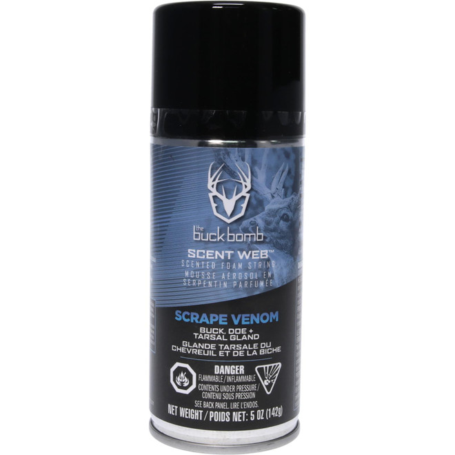 The Buck Bomb HSBBSWSCRPVEN Buck Bomb Scrape Venom Deer 5oz Aerosol