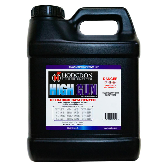 Hodgdon HG8 High Gun Powder Pistol/Shotgun 12 Gauge Gauge 8 lb