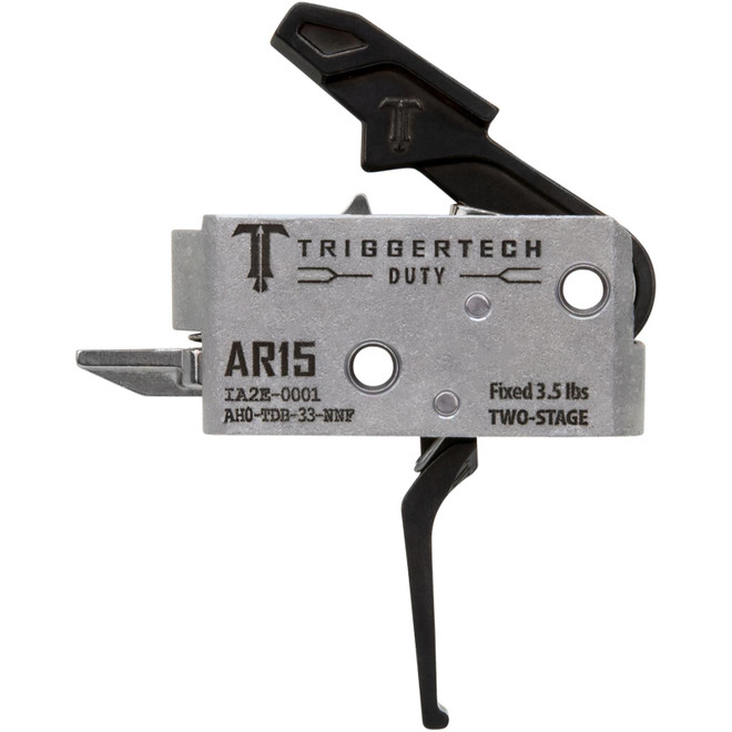 TriggerTech AH0TDB33NNF Duty Flat Trigger Two-Stage 3.50 lbs Draw Weight Fits AR-15