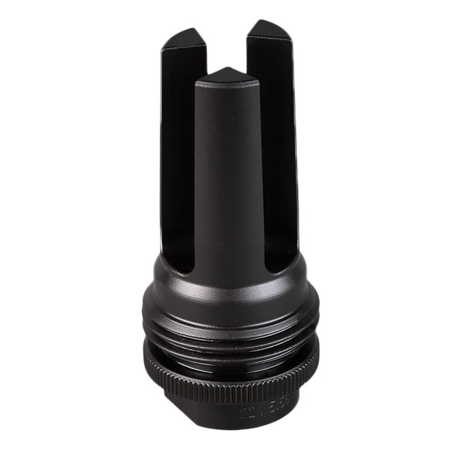 SilencerCo AC1570 ASR Flash Hider Black Steel with 1/2"-28 tpi Threads for 9mm