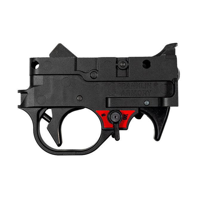 Franklin Armory 0250041BLK Black Curved Trigger Drop-In Fits Ruger 10/22
