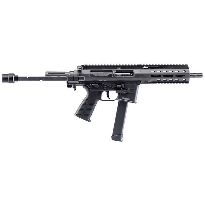 B&T Firearms 500003TBG SPC9 9mm Luger 33+1 9.10", Black, Tele Brace Adapter, Polymer Grip (Glock Mag Compatible)