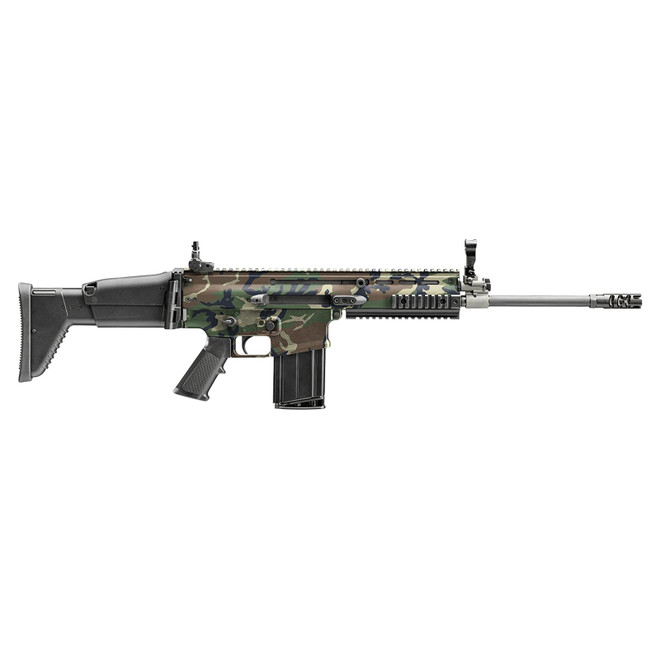 FN 3810170101 SCAR 17S 7.62x51mm NATO 20+1, 20" Black Anodized Steel Threaded Barrel, 1913 Picatinny Rail Aluminum Receiver, Adjustable Synthetic Stock, Black Hogue Finger Groove Grip