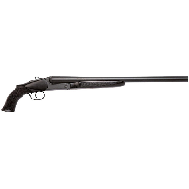 Chiappa Firearms 930385 500 12 Gauge Break Open 2 20" Black Side By Side Barrel, Black Receiver, Black Wood Stock, Includes Pistol Grip