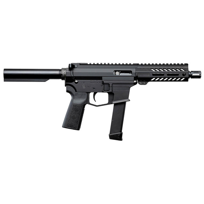 Angstadt Arms AAUDP09P06 UDP-9 9mm Luger 15+1 6" Black Melonite Threaded Barrel, 5.50" Free Float M-LOK Handguards, Black Cerakote Aluminum Picatinny Rail Receiver, Black B5 Grips