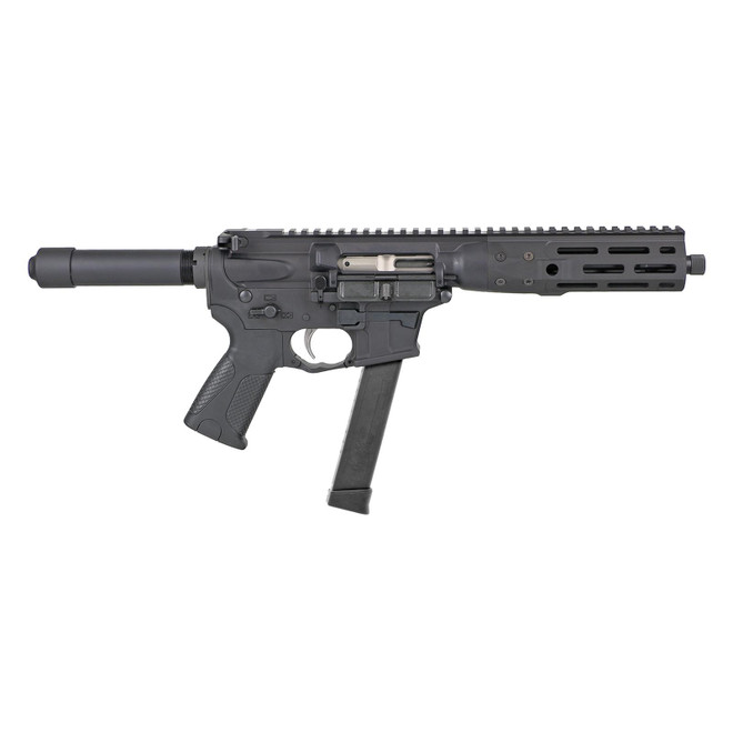 LWRC ICP9B8 IC-9 9mm Luger 33+1 8.50" Black Nitride Threaded Barrel, M-LOK Handguard, Black Aluminum Receiver w/Integrated Rail Base, Black Pistol Tube, LWRC Ultra Combat Grip, Ambidextrous
