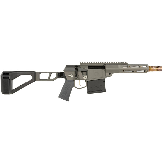 Q LLC FIX868INPISTOL The Fix 8.6 Blackout 30+1 8" Stainless Threaded Barrel Q-Sert Free-Float Handguards, Picatinny Rail Receiver, Black SBA3 Brace Black, Polymer Grips