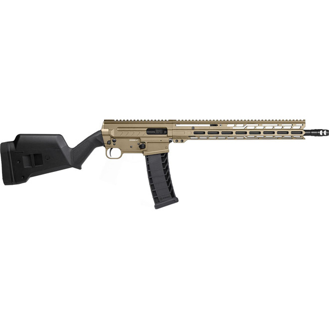 CMMG 94AC80FCT Dissent BR4 *CA Compliant 9mm Luger 10+1 16.10" Black Nitride Threaded Barrel, Coyote Tan Cerakote Picatinny Rail Aluminum Receiver, Magpul SGA Black Polymer Stock