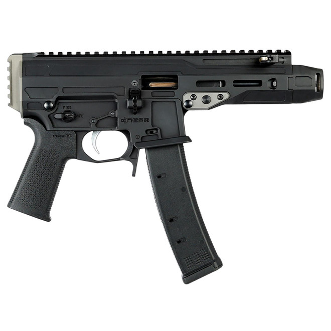Nemo Arms MNG9MMC Mongoose 9mm Luger 35+1 5.80" Black Barrel & Receiver w/Picatinny Rail, Black Grip, Ambidextrous