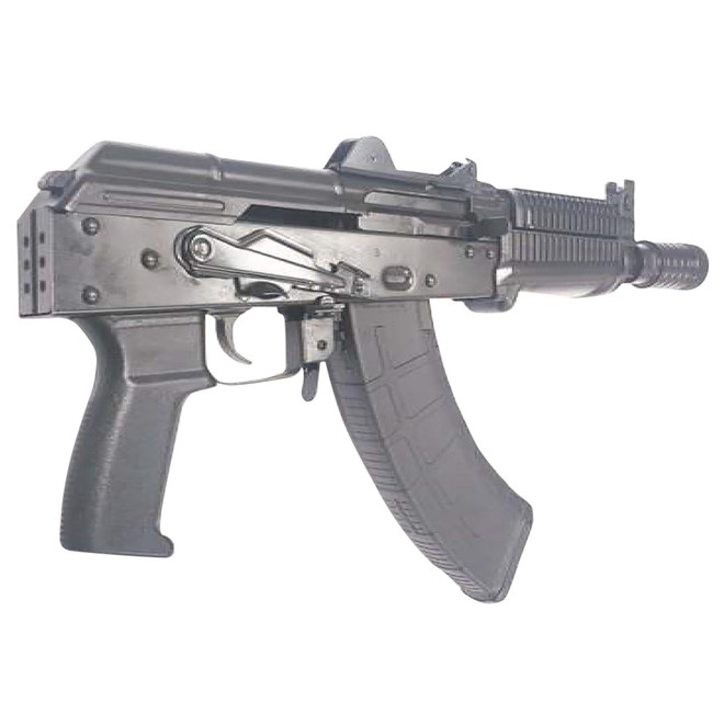 Riley Defense Inc RAK102KRINKPSTL Krink 7.62x39mm 30+1 8.50" Black Nitride Threaded Barrel, Black Oxide Frame, Black Polymer Grip