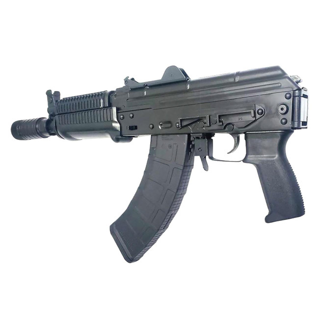 Riley Defense Inc RAK102KRINKWSF Krink 7.62x39mm 30+1 8.50" Black Nitride Threaded Barrel, Black Oxide Receiver, Black Polymer Grip
