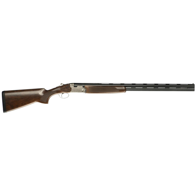 Beretta USA J686S1230KO 686 Silver Pigeon I Sporting 12 Gauge 3" 2rd 30" Black Over/Under Vent Rib Barrel, Silver Engraved Steel Receiver, Kick-Off Walnut Stock, Right Hand