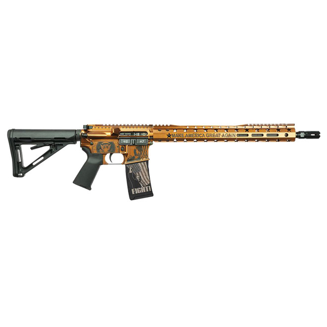 Black Rain Ordnance 24111204C Spec15 5.56 NATO 30+1 16" Black Nitride Stainless Steel Barrel, Aluminum Receiver, 15" Slim M-LOK Handguard, Magpul Black Polymer Stock, Black Magpul Grip