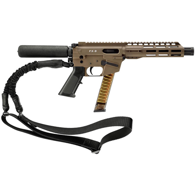 FREEDOM ORDNANCE FX9P8T-FDE FX9P 9mm Luger 31+1 8" Flat Dark Earth Synthetic Pistol Tube