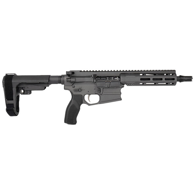 Cobalt Kinetics CKPROLITE30075CHARCOAL Pro Lite 300 Blackout 30+1 7.50" Black Melonite Barrel, Charcoal Aluminum Receiver w/Picatinny Rail, Black Polymer SB Tactical SBA3 Brace, Black Polymer Grip