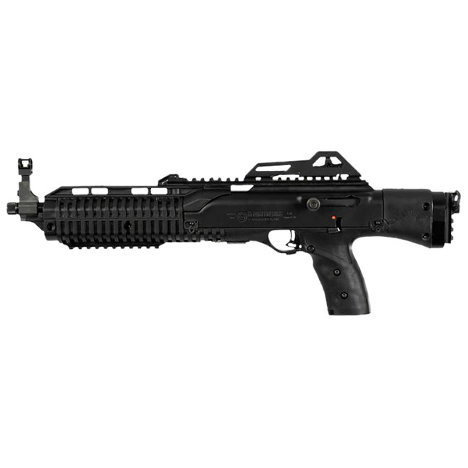 Hi-Point 4595P 4595P 45 ACP 9+1 14.95" Black Threaded Barrel, Black Powdercoat Polymer Receiver w/Picatinny Rail, Picatinny Rail Forend, No Brace, Rear Picatinny Rail, Black Plastic Grip