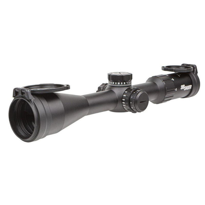 Sig Sauer Electro-Optics SOW45002 Whiskey4 Black 5-20x50mm 30mm Tube, Illuminated MOA Milling Hunter 2.0 Reticle