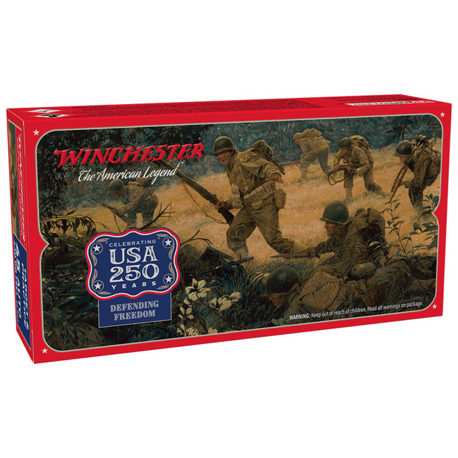 Winchester .45 ACP 230 Grain FMJ 50 Rounds USA 250Th Anniversary