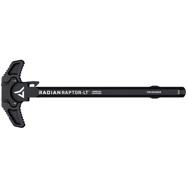 Radian Weapons R0148 Raptor LT Lightweight Ambi Charging Handle, Black, Fits Mil-Spec AR-15/M16 Platform