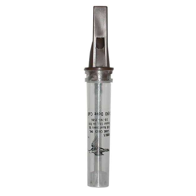 Haydel's Game Calls D90 Dove Open Call Mourning Doves Sounds Attracts Doves Clear Acrylic