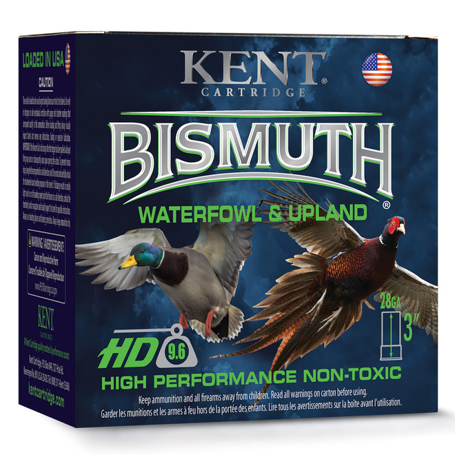 Kent Cartridge Bismuth Waterfowl & Upland 28 Gauge Shotshells 25 Rounds