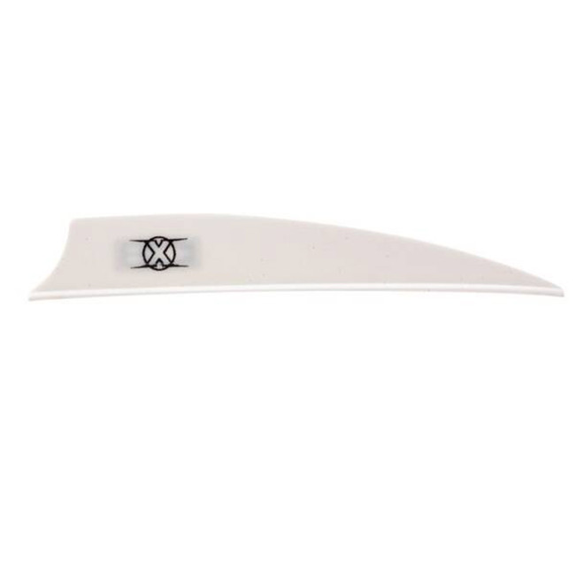 Bohning X Vane 3.5 Inch Shield Cut 36 Pack White