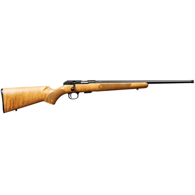 CZ 457 American 22LR 20" Threaded Barrel 5 Round AAAA Maple Stock