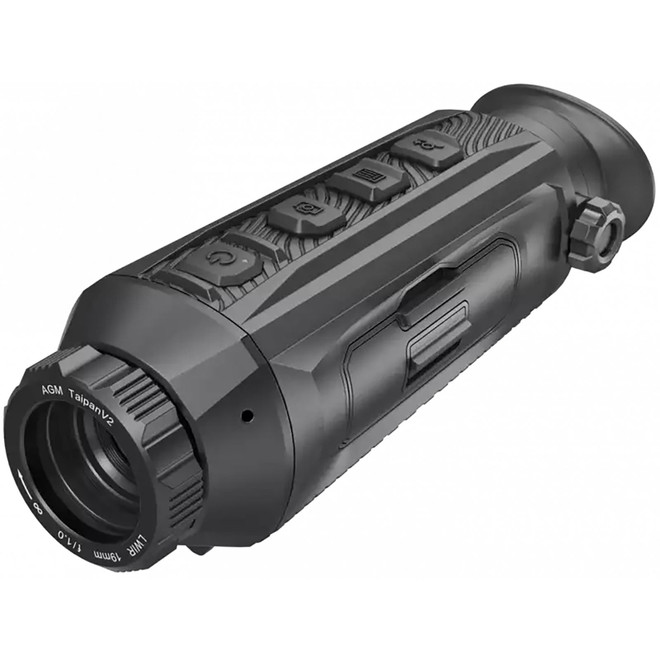 AGM Global Vision TAIP19-320-2 Taipan V2 Thermal Monocular Black 3x/6x/11x/22.50x 320x256 50Hz Resolution
