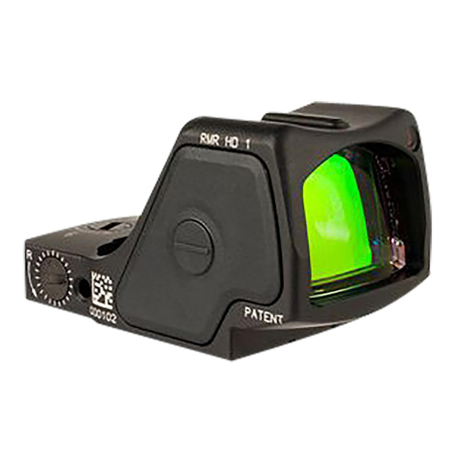 Trijicon 3200001 RMR HD Matte Black 1 x 0.89" x 0.67" 1 MOA Red Dot/55 MOA Circle Multi Reticle