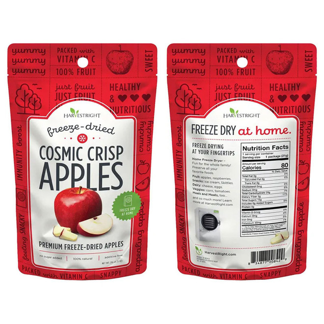 Harvest Right Freeze-Dried Cosmic Crisp Apples 0.7 oz Bag