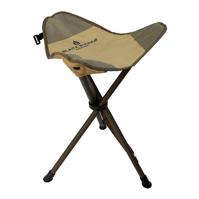 Black Sierra Equipment XL Tri-Leg Stool Tan