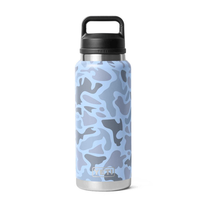 YETI Rambler 36 oz Water Bottle with Chug Cap Blue Camo
