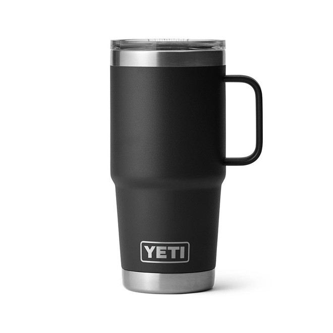 YETI Rambler 20 oz Travel Mug with StrongHold Lid Black