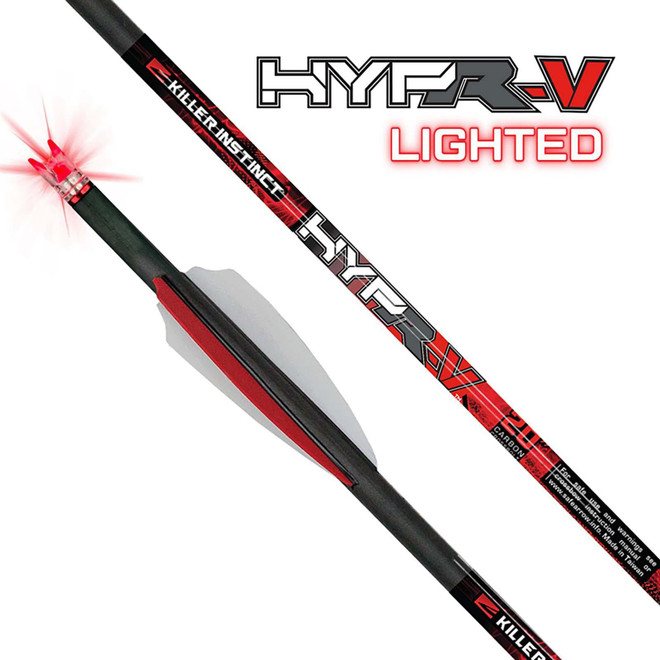 Killer Instinct HYPR-V Lighted 20" Crossbow Bolts 3-Pack