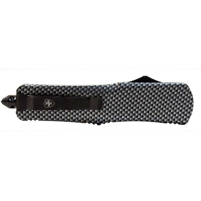 Templar Knife Gen II Small Carbon Fiber Dip Serrated Drop Point OTF