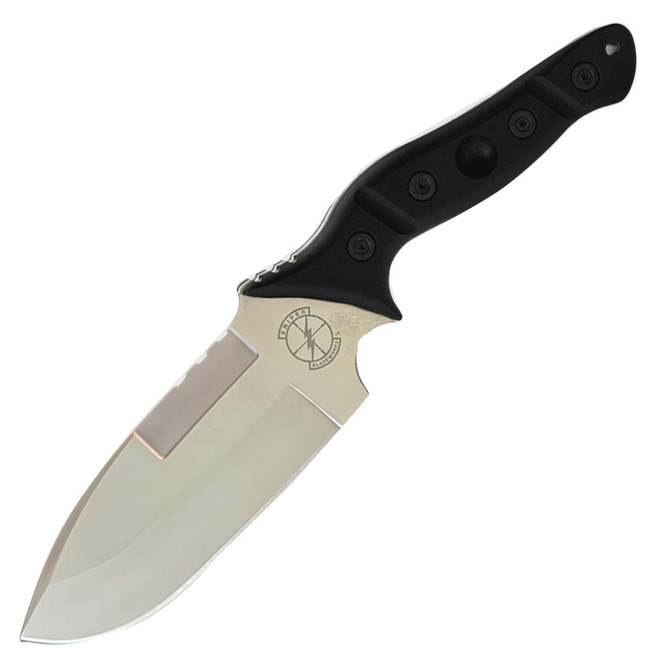 Sniper Bladeworks MAMU Fixed Blade Knife Black G-10 Satin