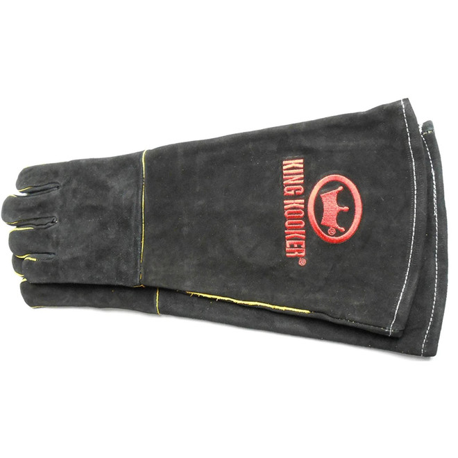 King Kooker 2015GB Outdoor Leather Cooking Gloves, 16"