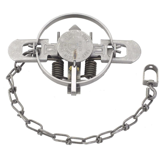 Duke Traps #1 1/2 CS Coil Spring Trap 4.75-Inch Jaw Spread