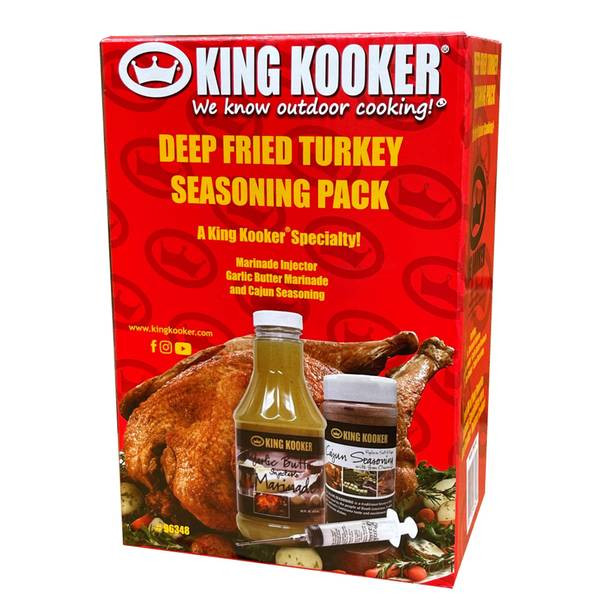 King Kooker Deep Fried Turkey Seasoning Pack with Injector