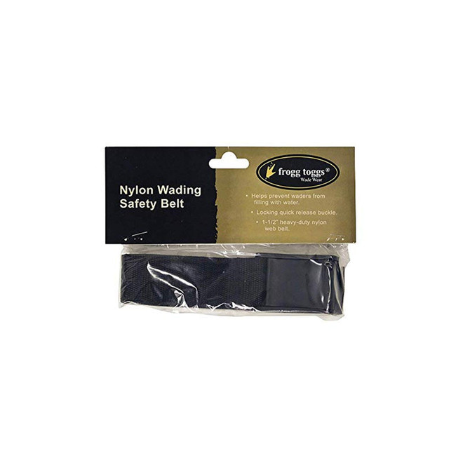 Frogg Toggs Wading Belt, Black, Adjustable