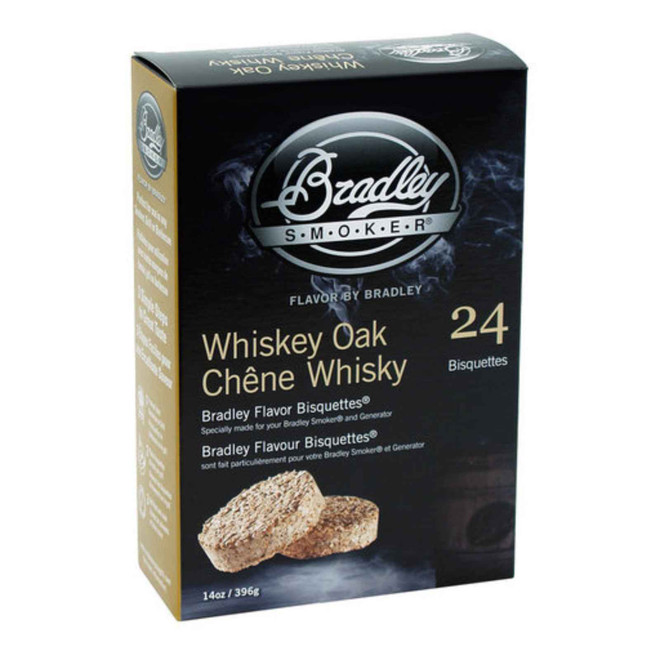 Bradley Smoker Bisquettes Whiskey Oak Flavor 24Pk