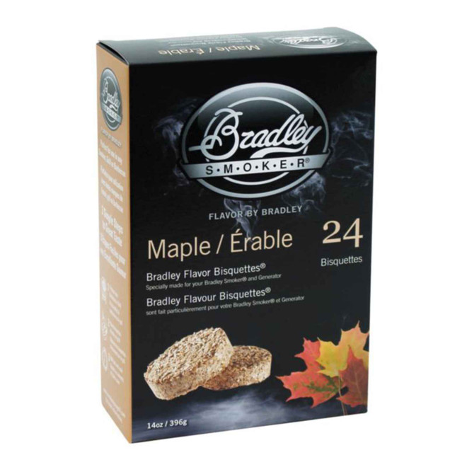 Bradley Smoker Bisquettes Maple Flavor 24Pk