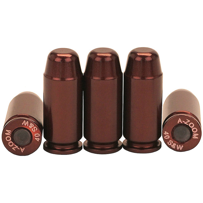 A-ZOOM 15114 40 S&W SNAP CAPS (5pk)