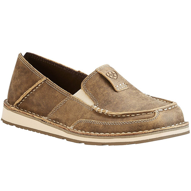 Ariat Women's Women's Cruiser Slip-on Shoe Sneaker Brown Bomber