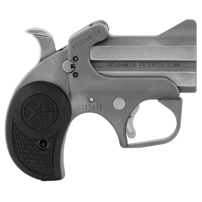 Bond Arms Roughneck 9mm 2.5" Barrel Bead Blasted Stainless Steel 2rd