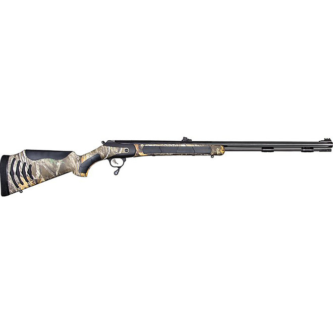 T/C Arms 12275 Triumph Bone Collector 50 Black Powder 28" 209 Primer Blued Weather Shield Realtree Edge
