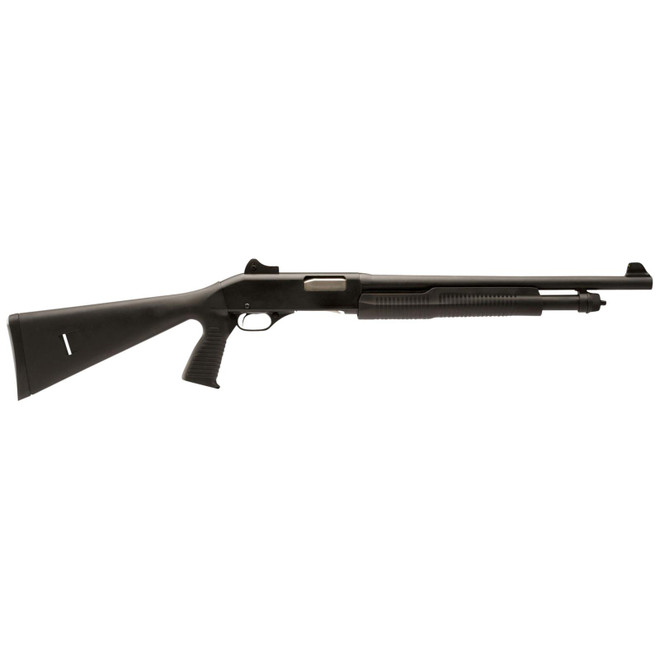 Stevens 320 Security Pump 12G 18.5" Ghost Ring Sight Pistol Grip