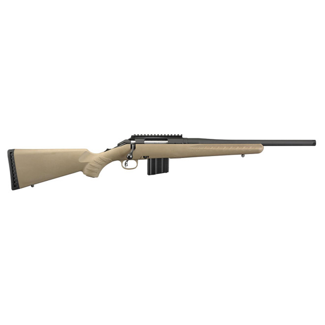 Ruger American Ranch Compact 350 Legend 16.38" Barrel Synthetic Flat Dark Earth Stock Black 5rd